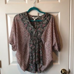 Black Poppy Blouse Size M
